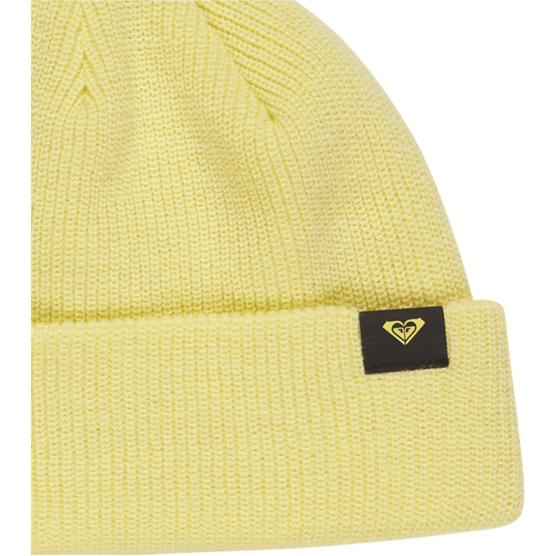 2025 Roxy Womens Folker Beanie ERJHA04414 - Yellow Pear